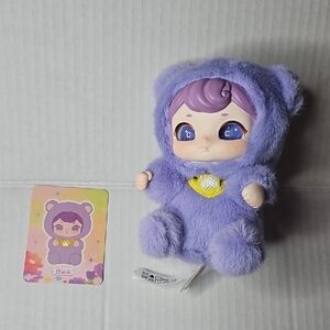 Miniso Babe Purple Plush Doll Pendant